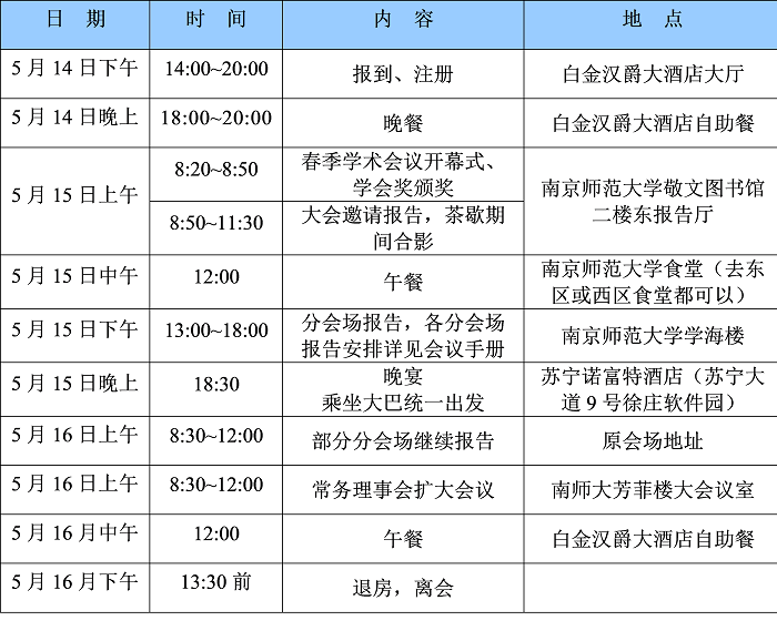 2021春季学术会议第二轮通知图2 网站
